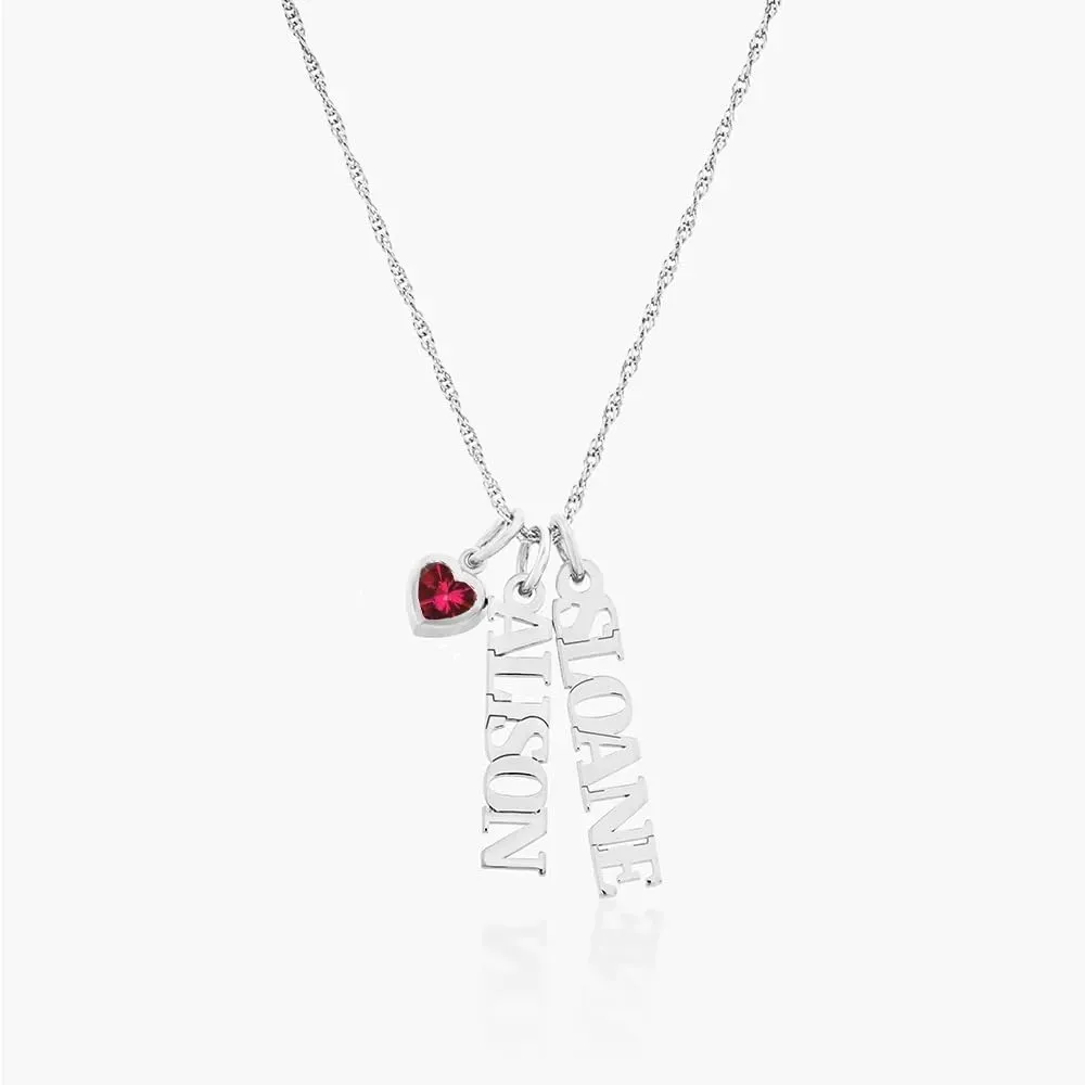OAK & LUNA - Personalized Singapore Chain Name Necklace with Diamond Options