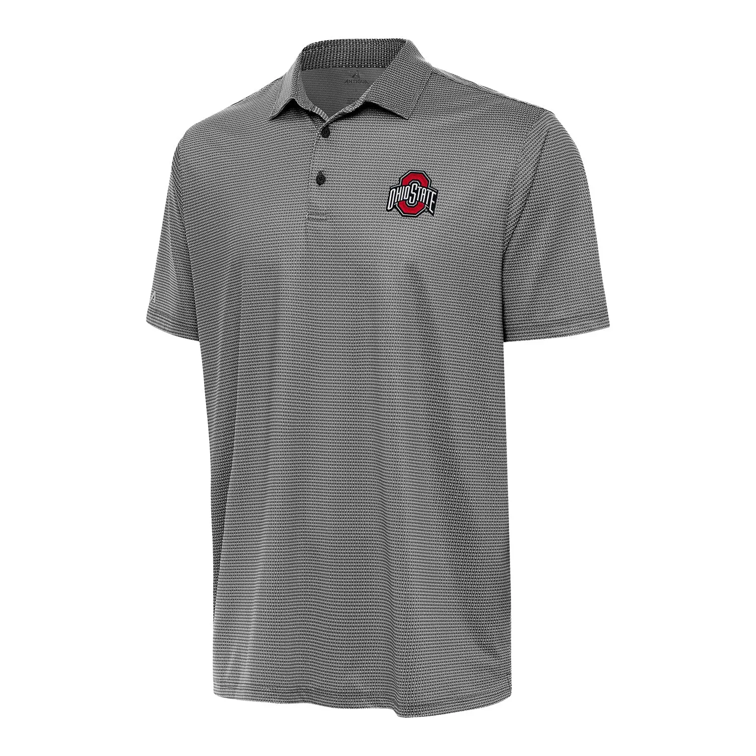Ohio State Buckeyes Rings White/Black Polo