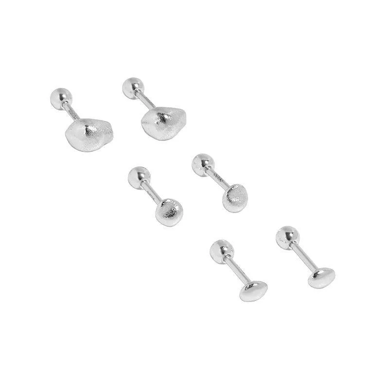 Oval Stud Earrings - Liza