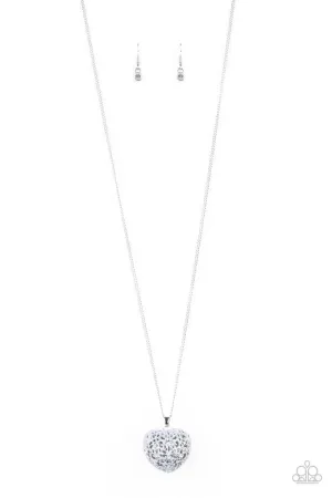 Paparazzi Necklace ~ Love Is All Around - Silver