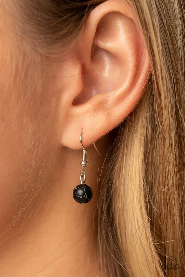 Paparazzi Necklace ~ Mojave Moon - Black