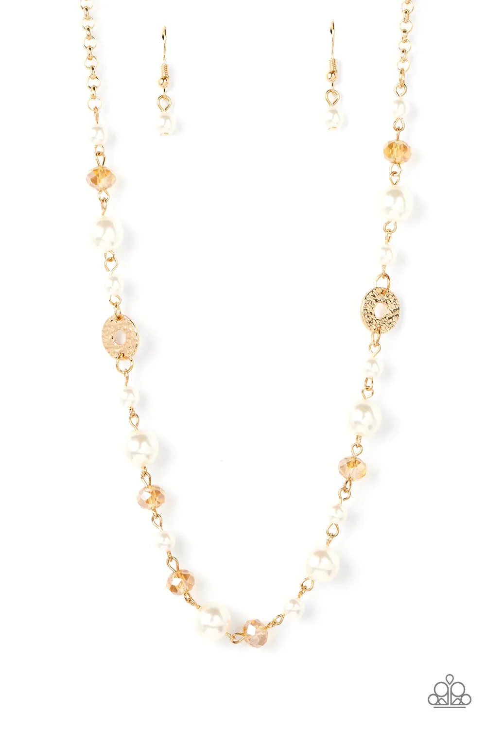 Paparazzi Traditional Transcendence - Gold Necklace - Fashion Fix Exclusive - January 2023