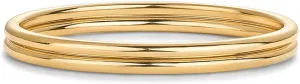 PAVOI 14K Gold Plated Stackable Ring Pack for Women | Waterproof Stainless Steel Dainty Layering Thin Rings Set