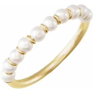 Pearl Stacking Ring