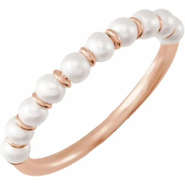 Pearl Stacking Ring