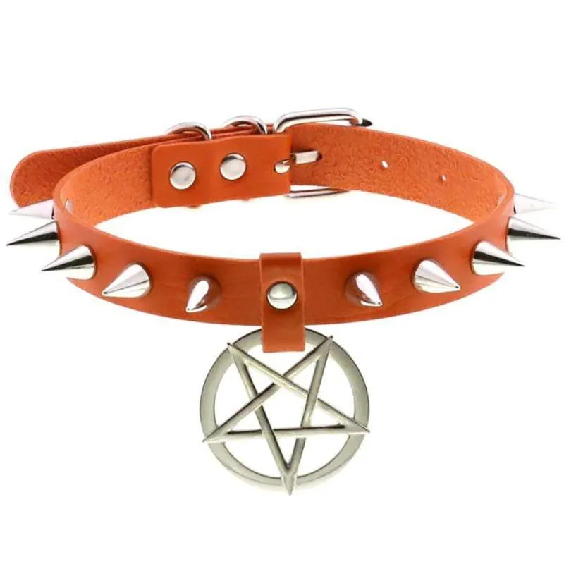Pentagram Bondage Necklace