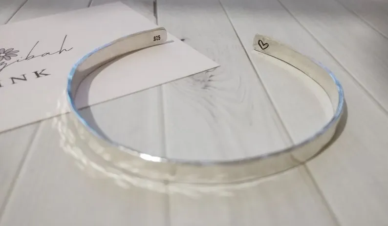 Personalized Cuff 925 Silver