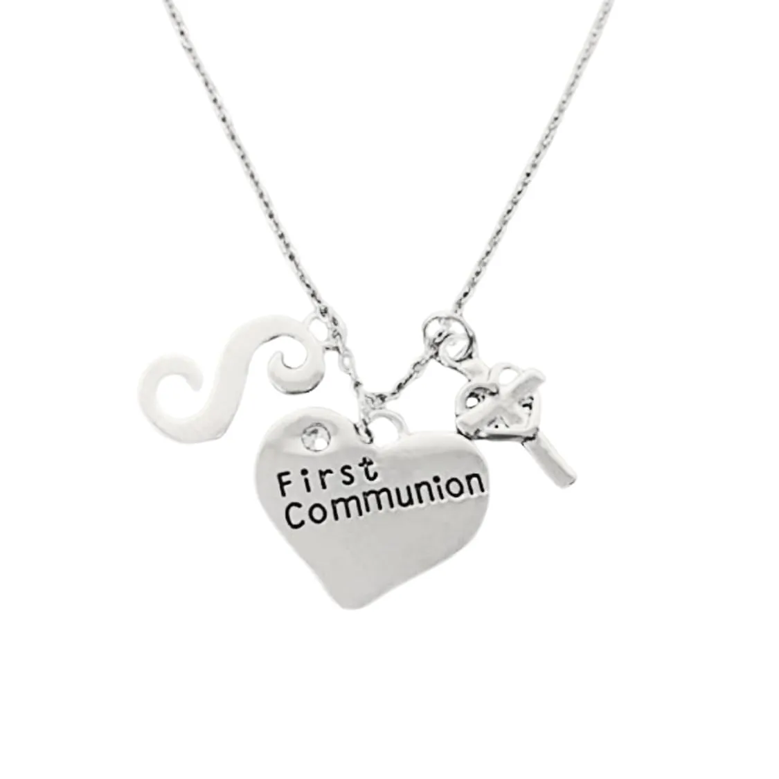 Personalized First Communion Necklace, First Communion Gifts, Girls First Communion Jewelry- Cross Necklace- Gift for 1st Communion