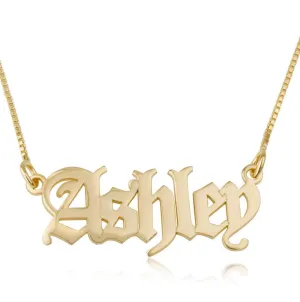 Personalized Name Necklace, Customized Nameplate, 15 Font Styles, Any Name Custom Pendant