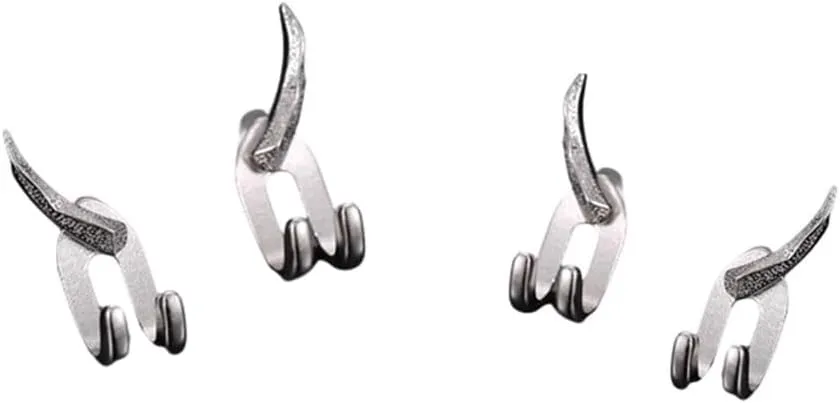 Punk Hip Hop Personality Earrings Detachable Dual Stud Simple Hook Earrings Studs for Women Men