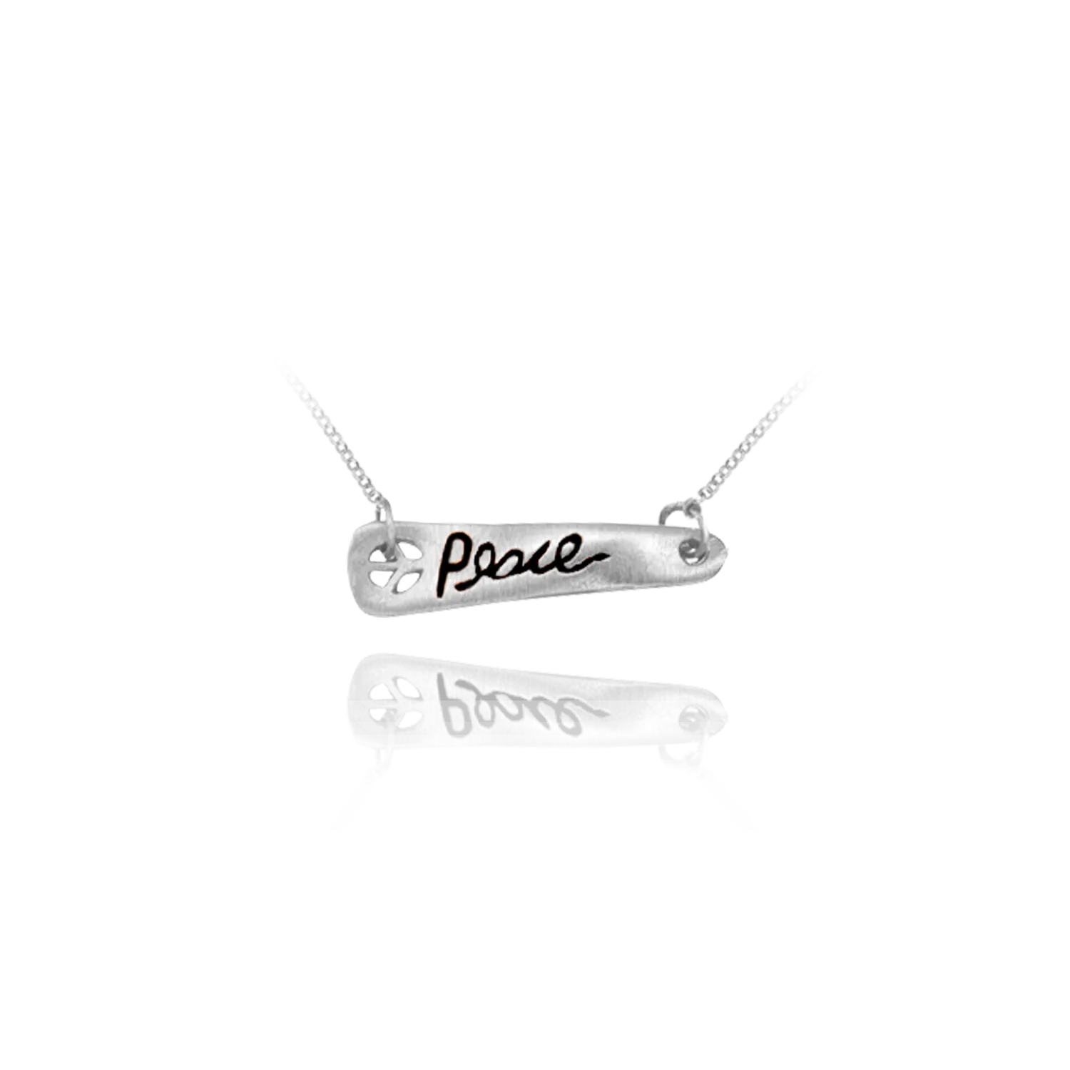 "Peace" Banner Pendant
