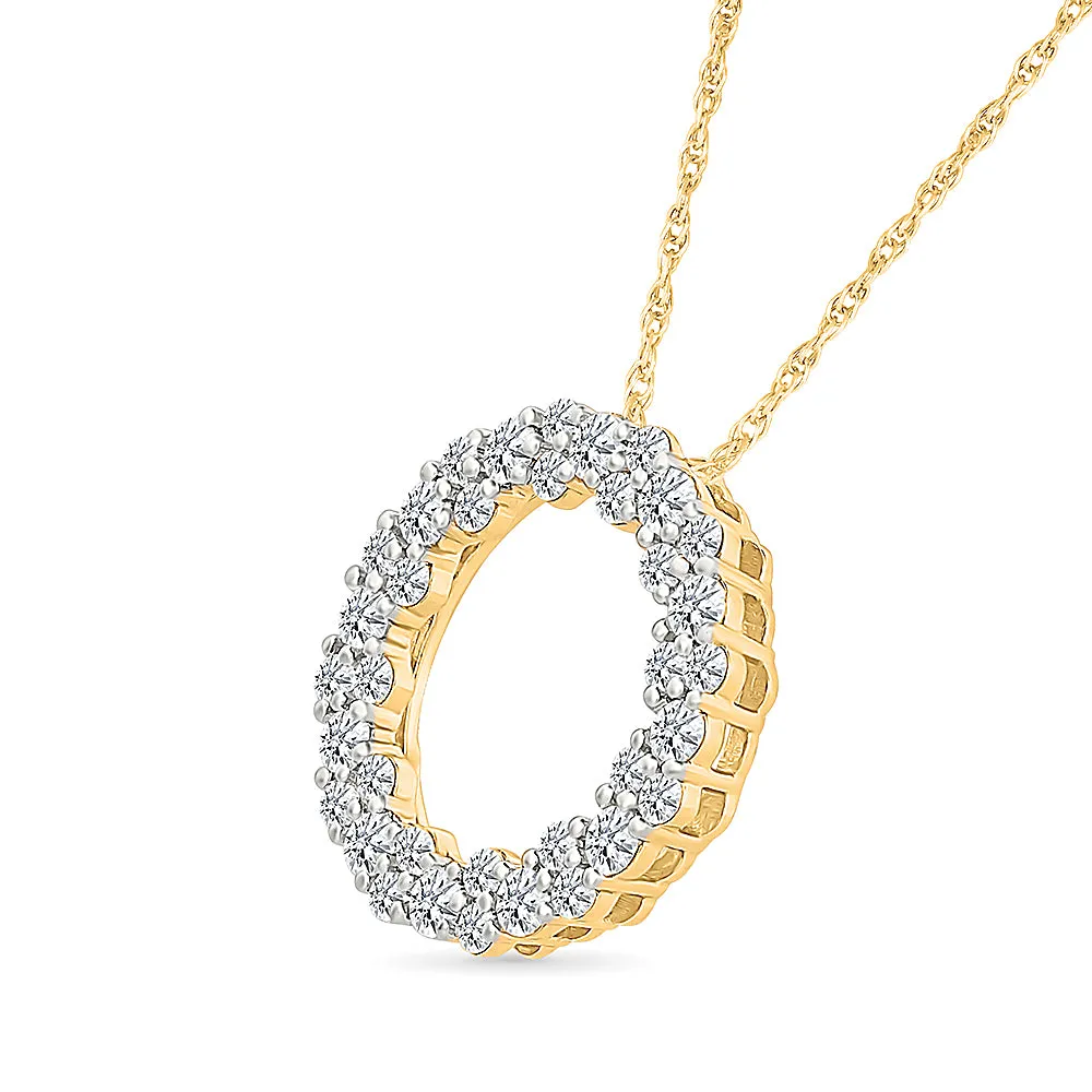 Rainbow Blend Gold Women Pendants