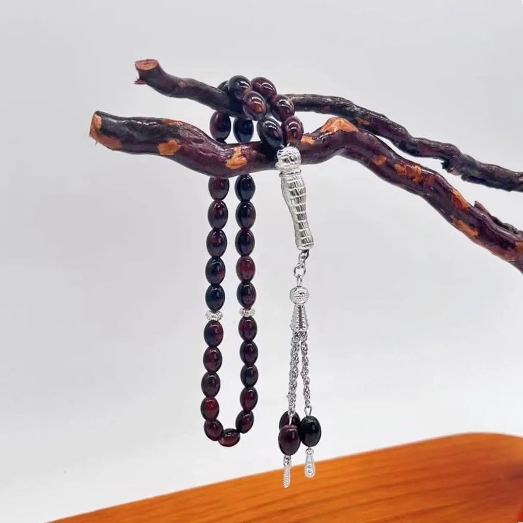 Rosary Bracelets Prayer Unique Pendants Religious Glass Bead Hand Chain for Womens Man Jewelry