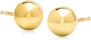 Ross-Simons 14kt Yellow Gold Ball Stud Earrings