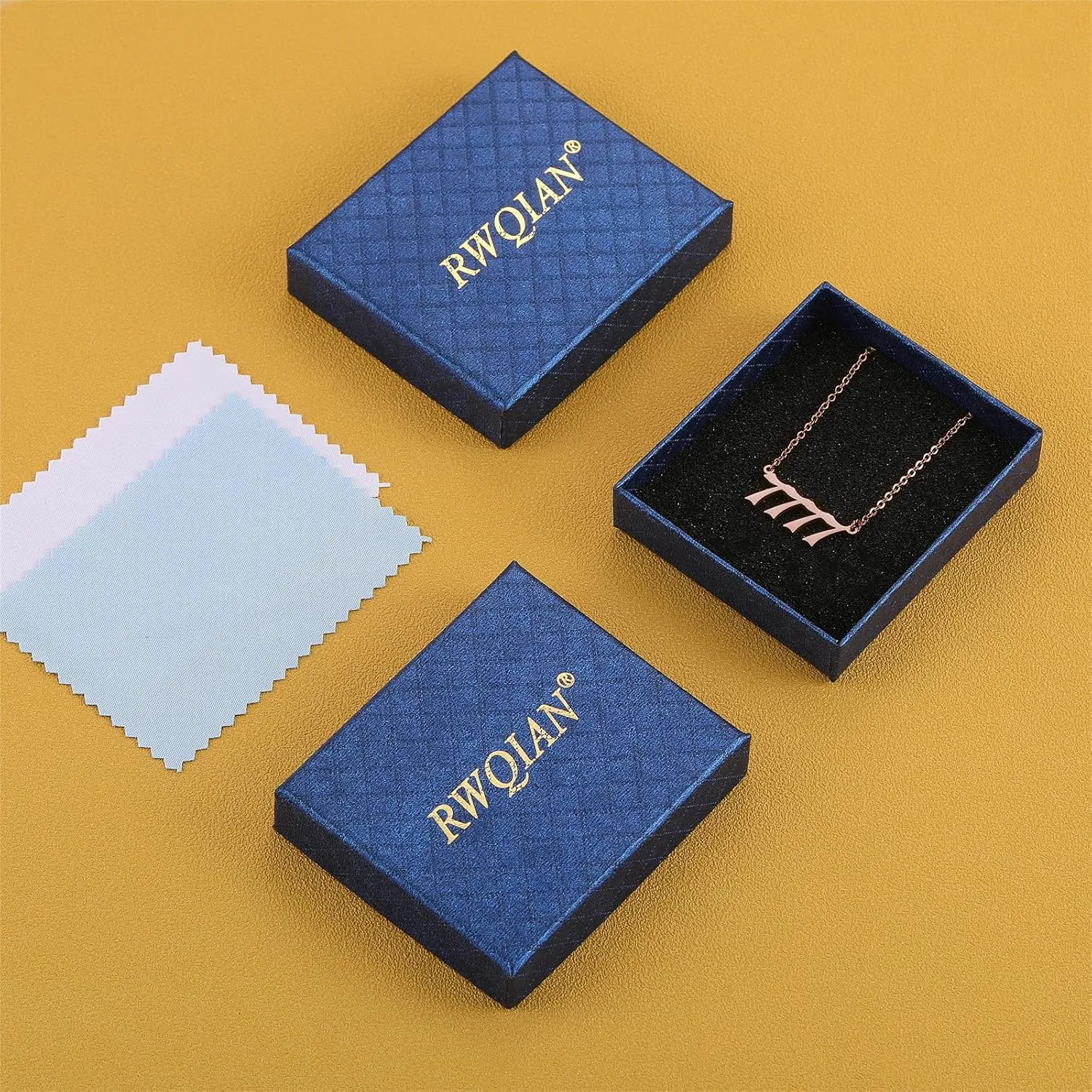 RWQIAN Angel Number Necklace For Women,Dainty Gold Plated Number 000 1111 111 222 333 444 555 666 777 888 999 Pendants Choker Chain Numerology Jewelry Necklace Gifts for Women Girls