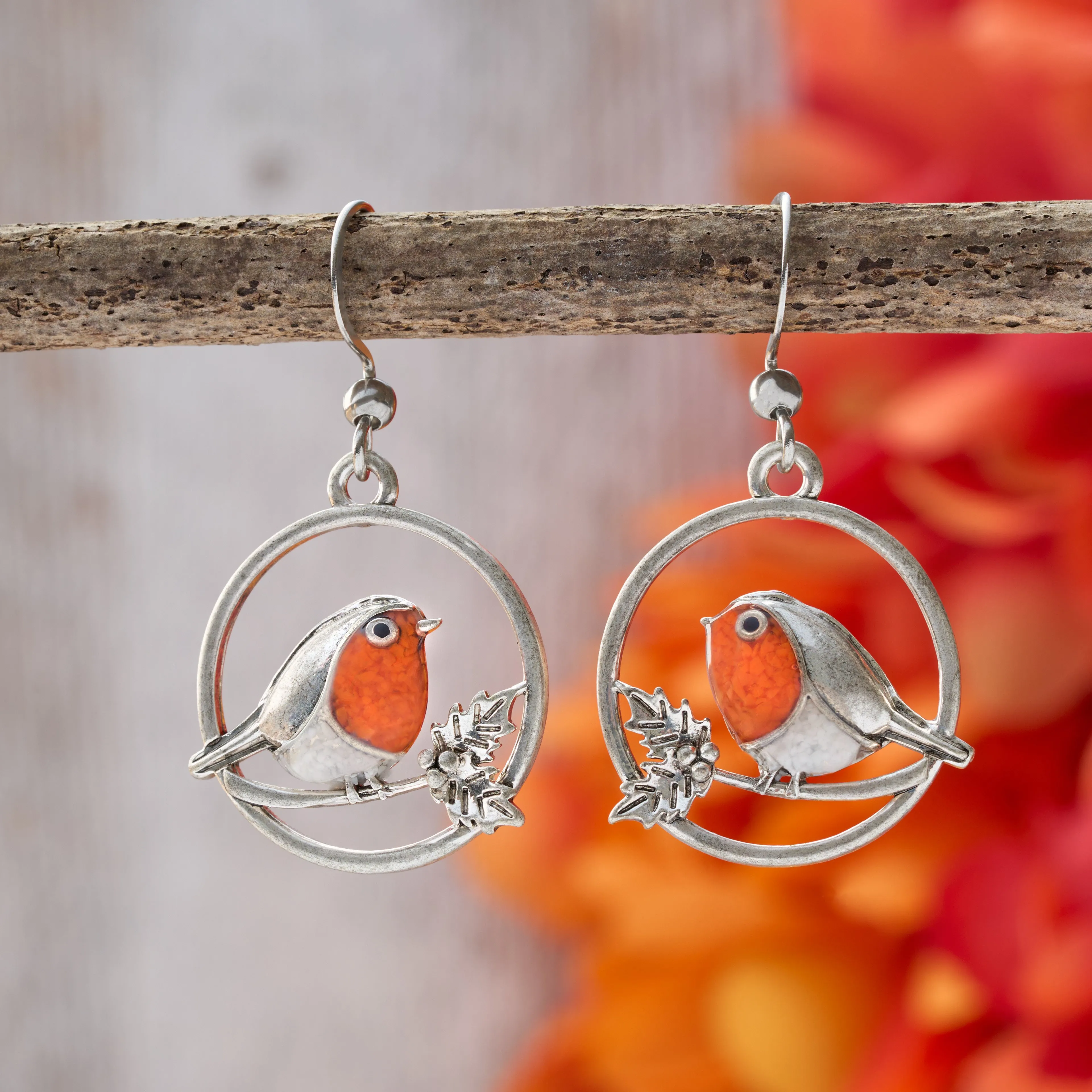 Sand Robin Branch Earrings