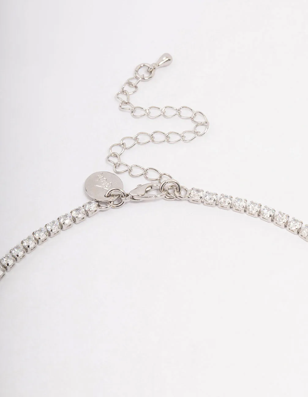 Silver Cubic Zirconia Teardrop Jewellery Set
