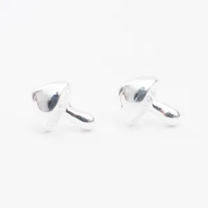 Silver Shroom Studs