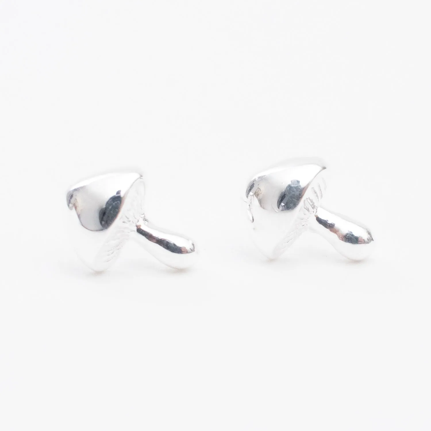 Silver Shroom Studs