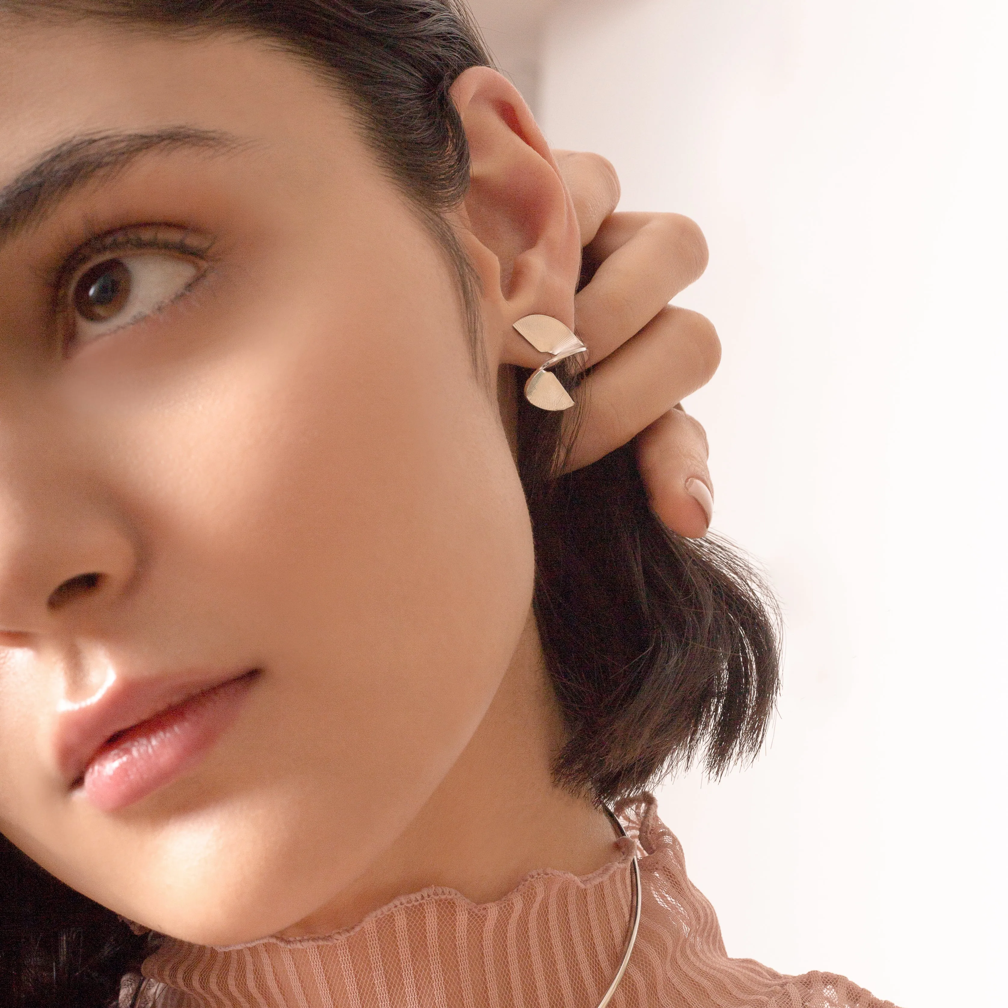 Solarwave Studs - Mini - Gold