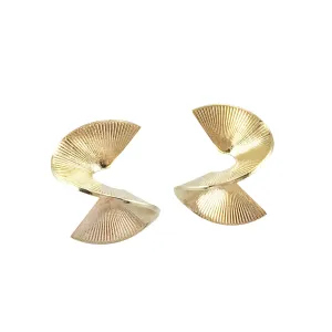 Solarwave Studs - Mini - Gold
