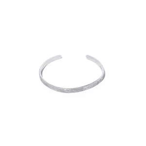 Sterling Silver Fingerprint Cuff (for her)