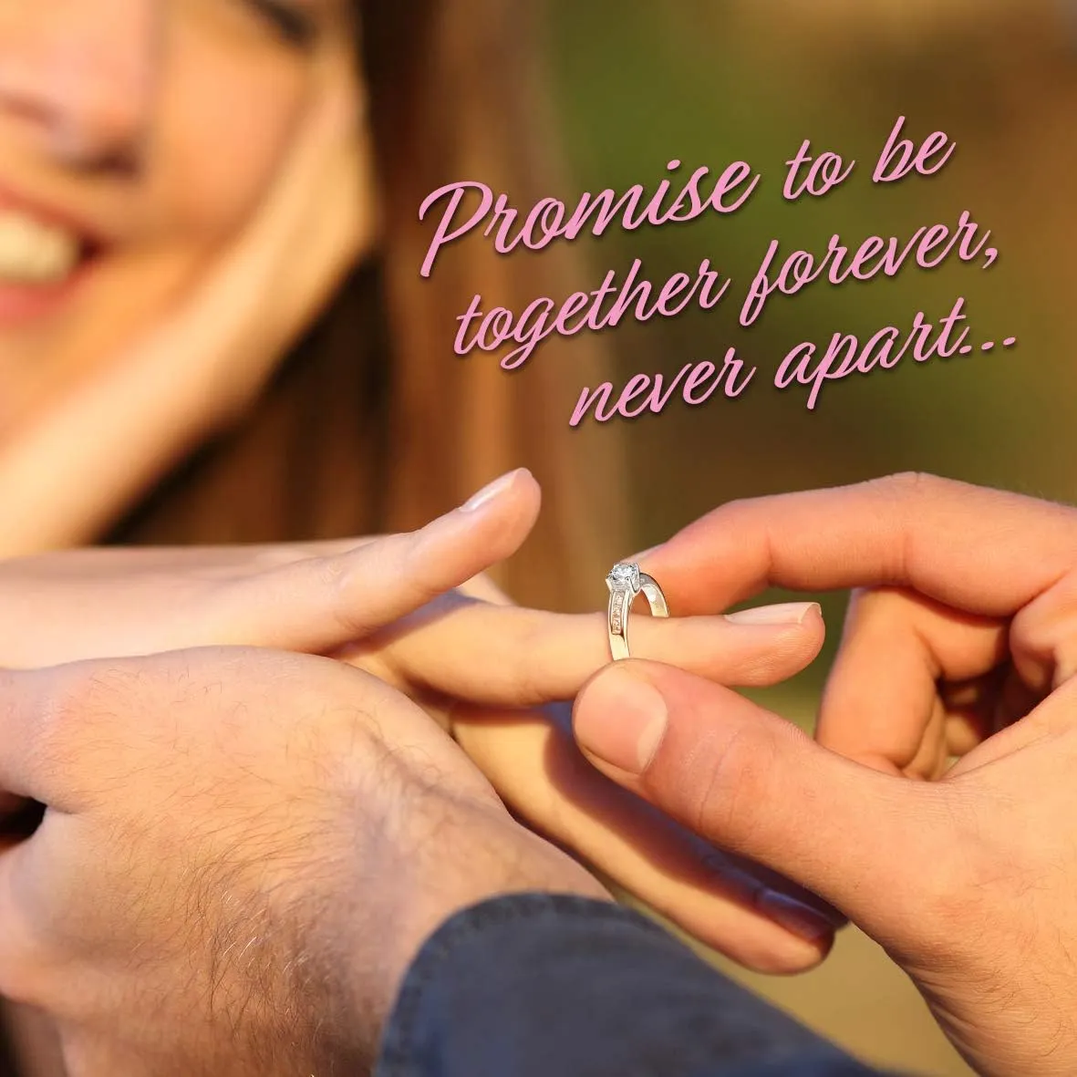 Sterling Silver Promise Rings For Her Couples Mothers, Engagement Rings For Women with Cubic Zirconia Jewelry Wedding Band