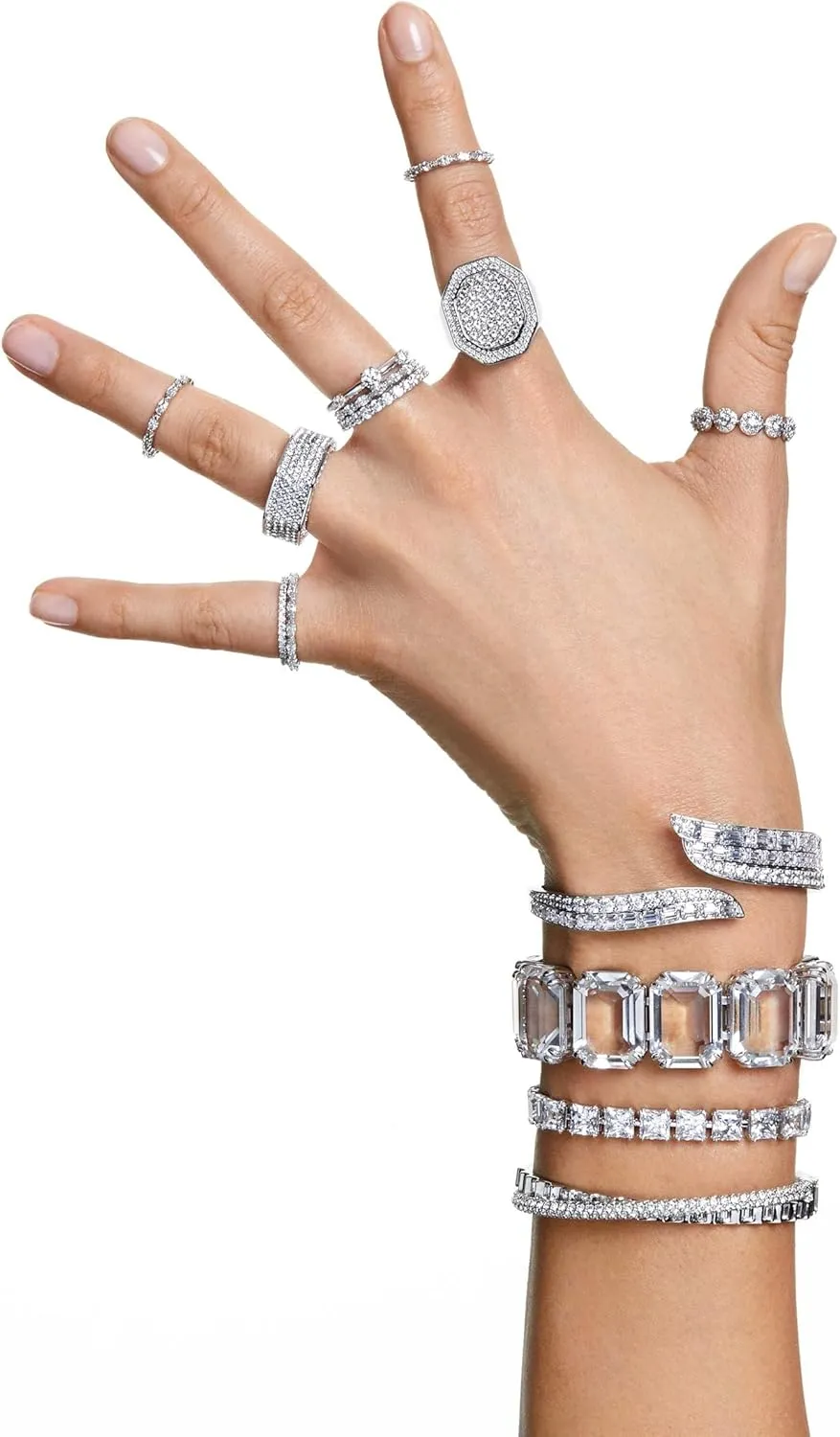 SWAROVSKI Constella Crystal Ring Jewelry Collection, Pav, Clear Crystals