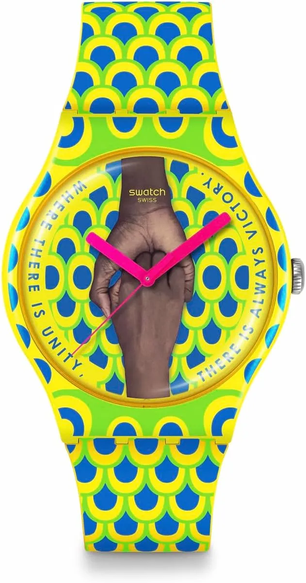 Swatch Casual Watch Unisex Yellow Bio-sourced Quartz Unity Always