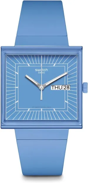 Swatch Unisex Casual Watch Blue Bioceramic Quartz What IF?Sky