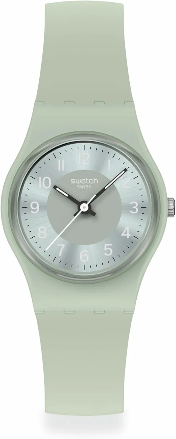Swatch Womens Casual Watch Green Bio-sourced Quartz SERENETY of SAGE