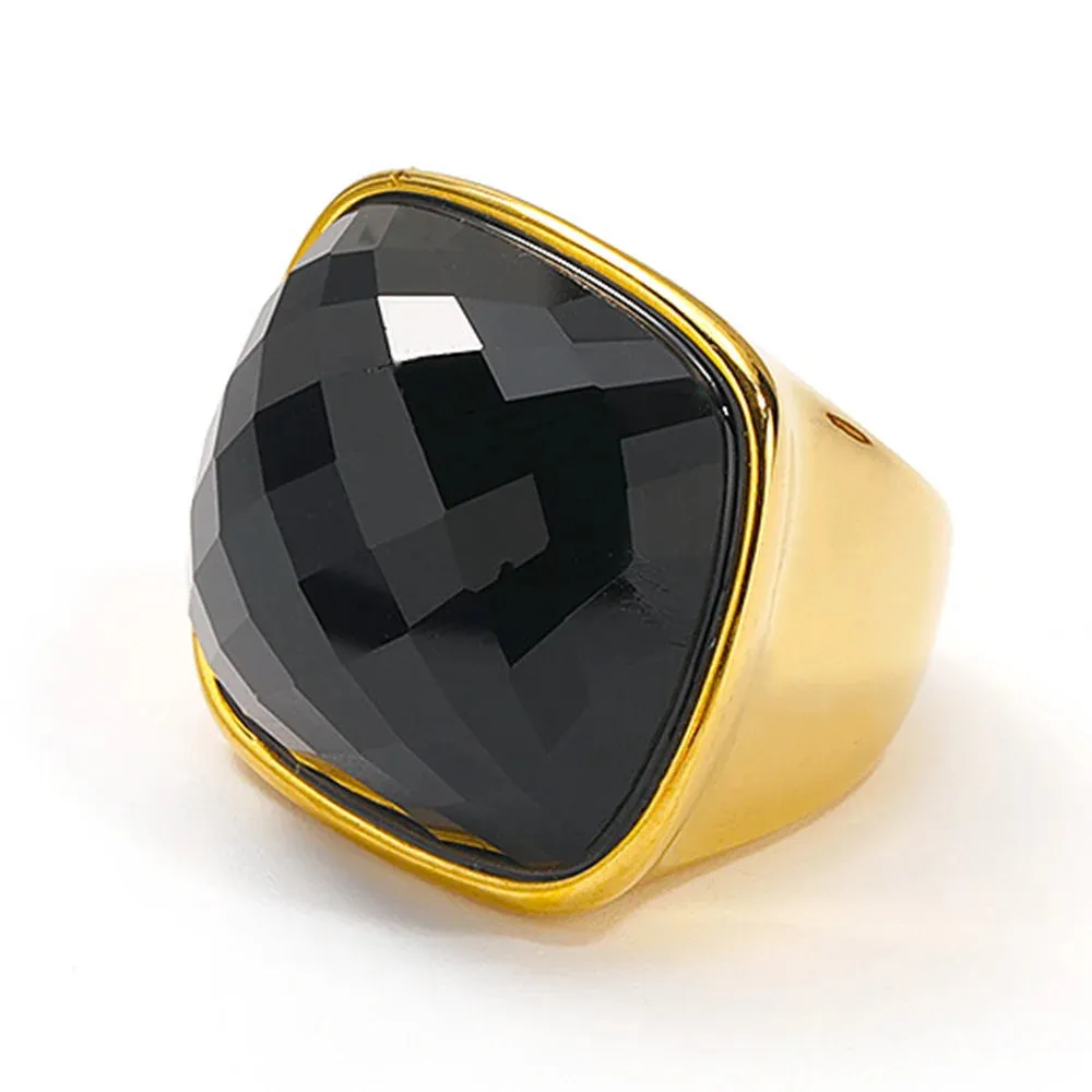 TEEK - Square Gemstone Ring