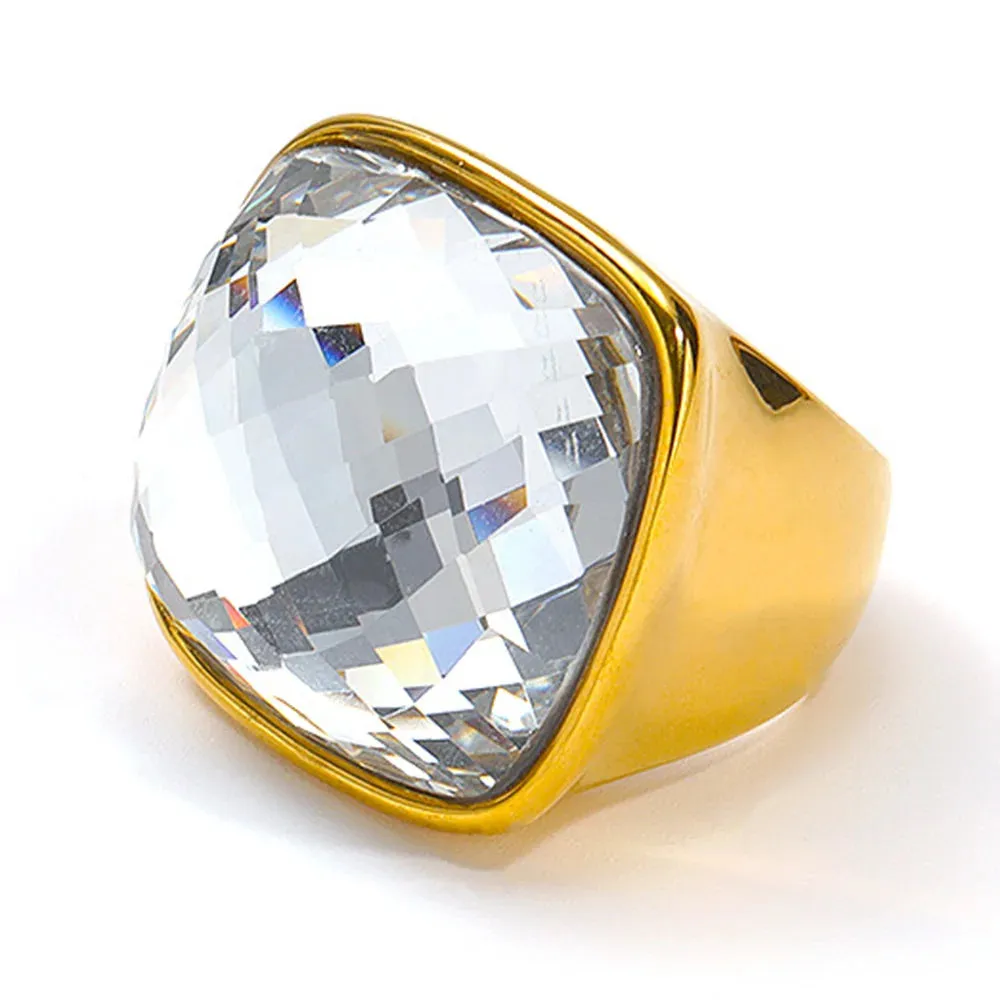 TEEK - Square Gemstone Ring