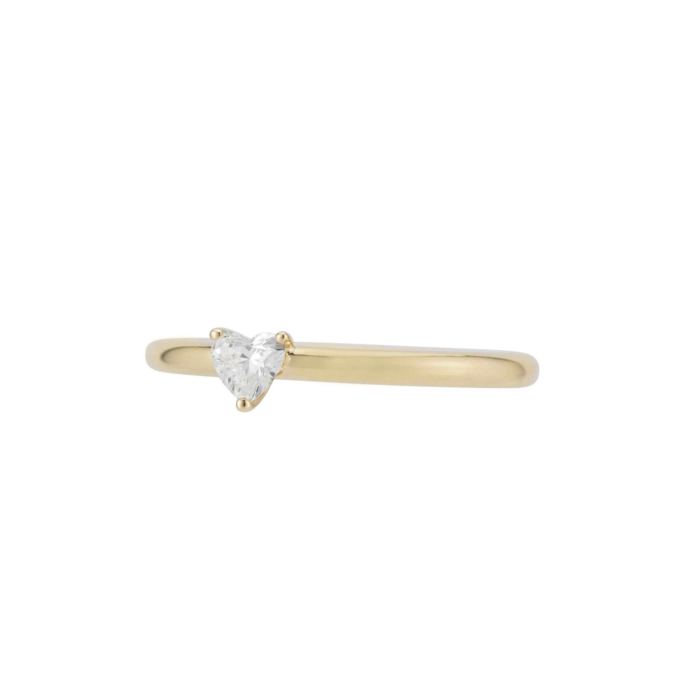 Teensy Heart Diamond Ring