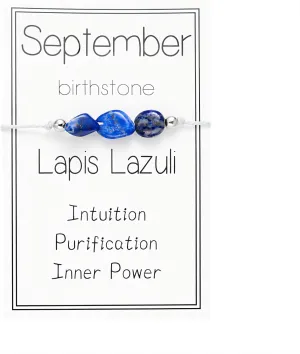 tenghong2021 Irregular Month Birthstone Bracelet for Women Men Natural Stone Hand Woven Adjustable Bracelet Healing Crystal Beaded Braide String Bracelet for Women Birthday Gifts Jewelry