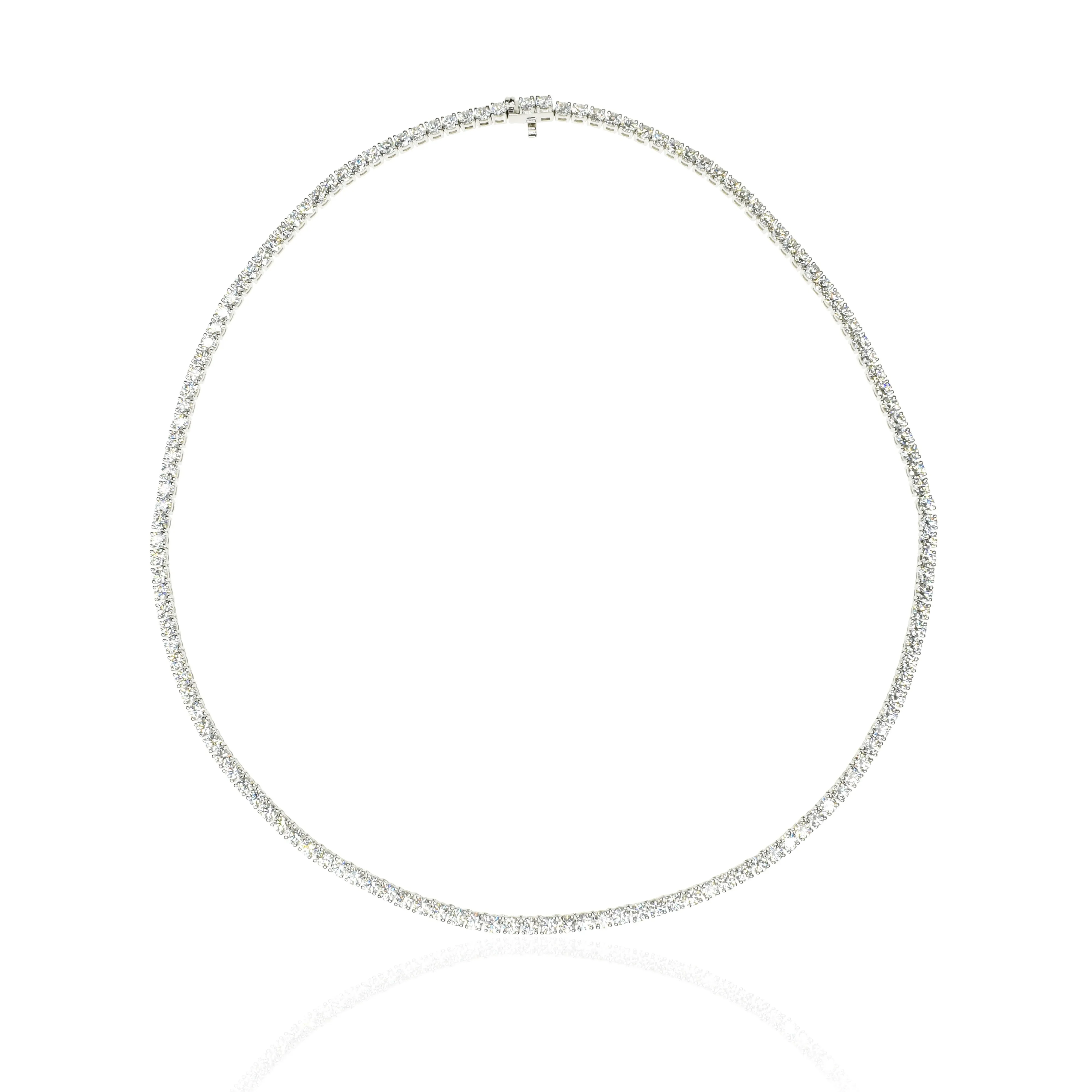 Tennis Necklace with 0.08ct Diamonds