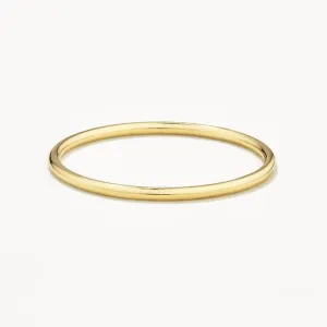 Thin Plain Stacker Ring in 10k Gold