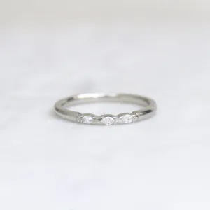 Three Marquise Diamond Band