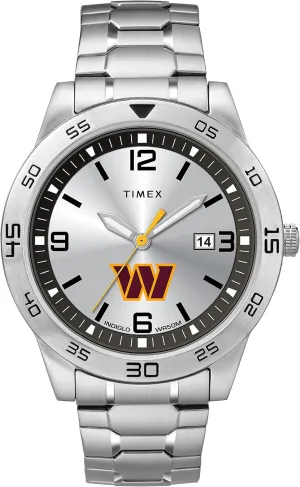 Timex Tribute Men's NFL Citation 42mm Watch  Washington Commanders with Stainless Steel Expansion Band