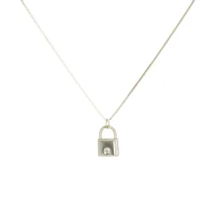 TINY LOCK NECKLACE