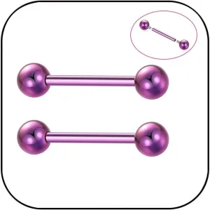 Titanium Nipple Rings 14G Titanium Shield Nipple Barbell Rings Piercing Nipple Bar Tongue Jewelry Nipple Jewelry for Women Men