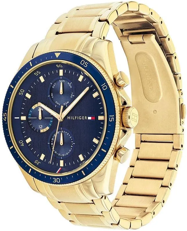 Tommy Hilfiger Men's Quartz Multifunction Watch - Stainless Steel - Casual Watch - Gift for Him - 44mm