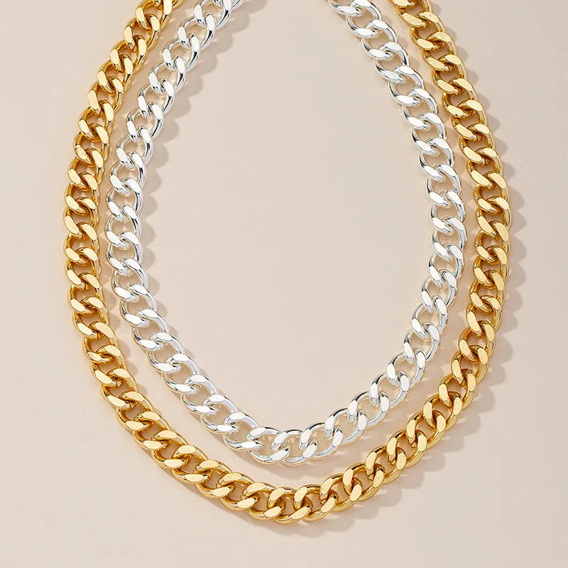 Trendy Metal Chain Necklace Sets - Wholesale Jewelry from European and American Suppliers