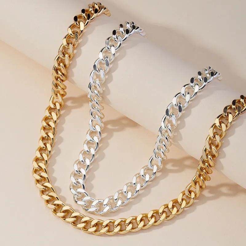 Trendy Metal Chain Necklace Sets - Wholesale Jewelry from European and American Suppliers