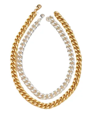 Trendy Metal Chain Necklace Sets - Wholesale Jewelry from European and American Suppliers