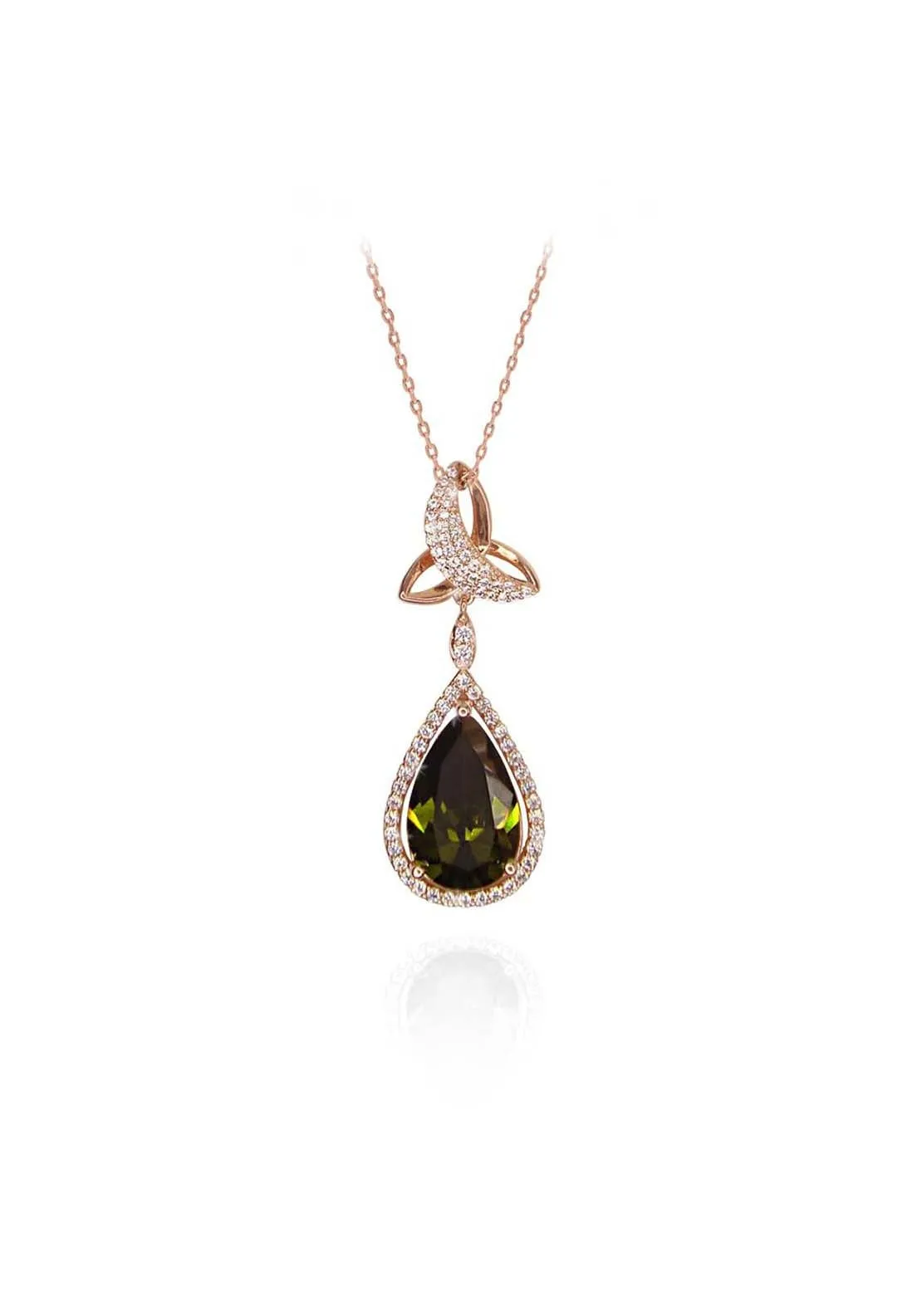 Trinity Knot Pendant - Rose Gold