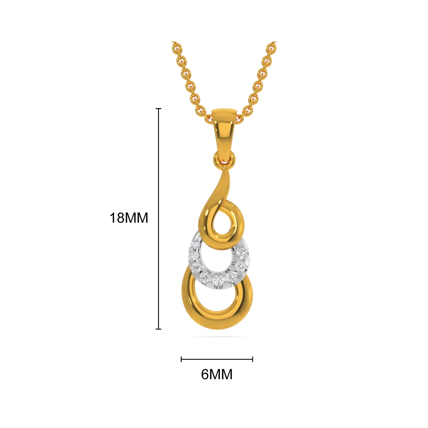 Triple Curve Pendant