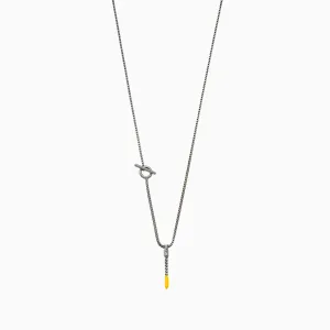 Ulysses Dipped Mini Enamel Pendant