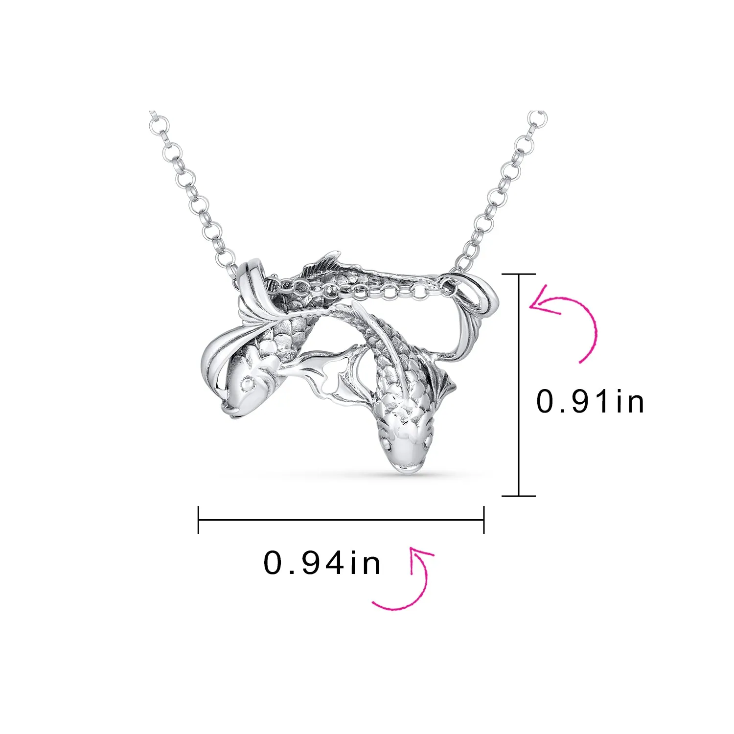 Unisex Vintage Zodiac Sign Pendant Necklace in Oxidized Sterling Silver