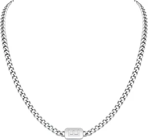 VNOX Initial Necklace for Men - Capital Letter Initial A-Z Letter Pendant Necklace for Men Boys Stainless Steel Cuban Link Necklaces Fashion Gifts for Boyfriend